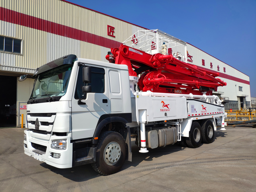 Features of integrated concrete pump truck