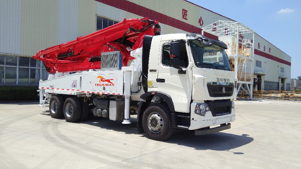 Features of truemax conveying integrated concrete pump truck