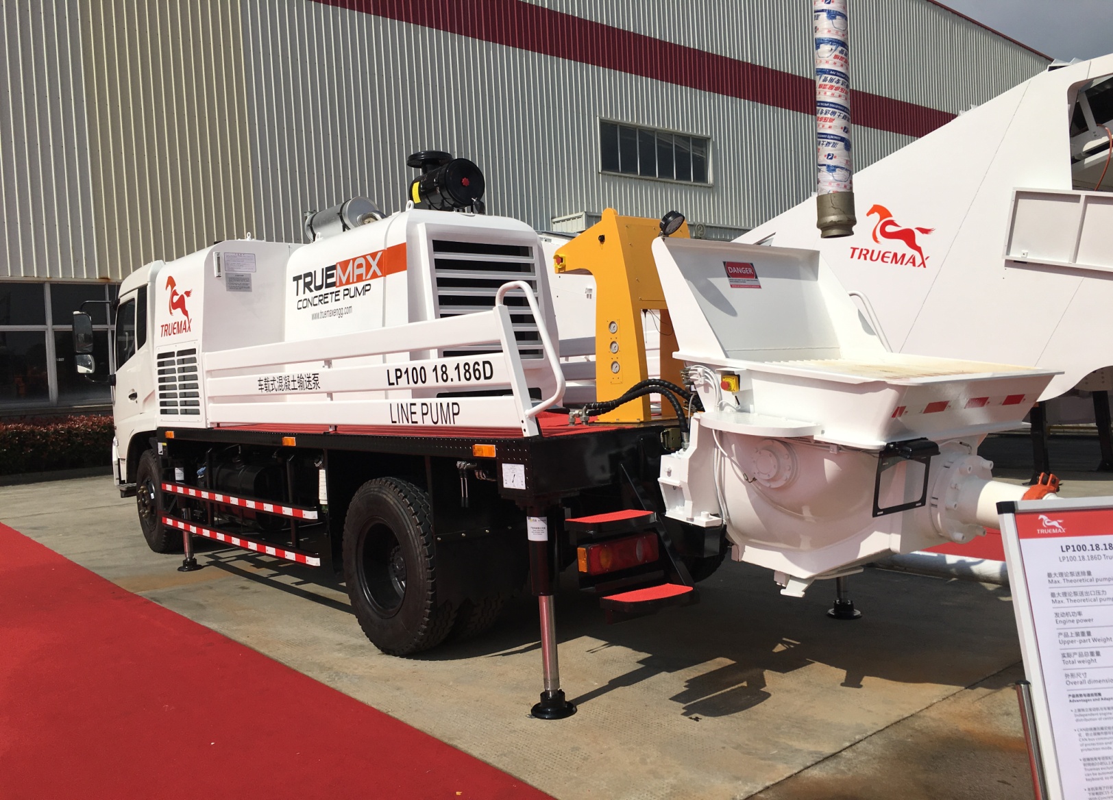 Concrete transport pump mix-concrete mixing tanker - concrete mixing station - TRUEMAX