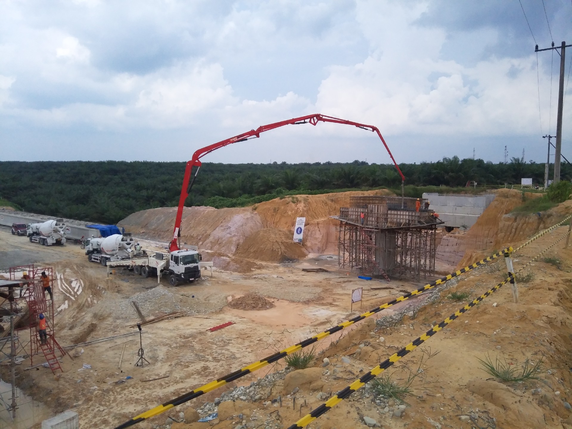 63m concrete pump truck