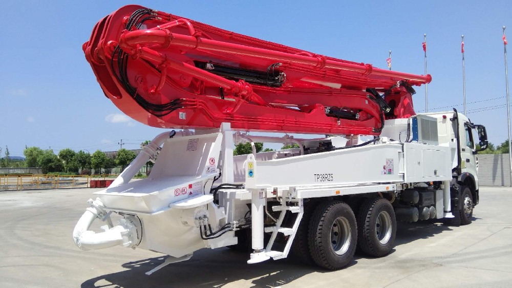 Precautions for operation of truck mounted boom pump - safety of extension boom