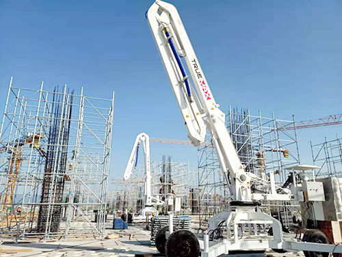 Advantages of hydraulic concrete placing boom2