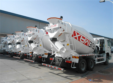 concrete truck mixer dimensions